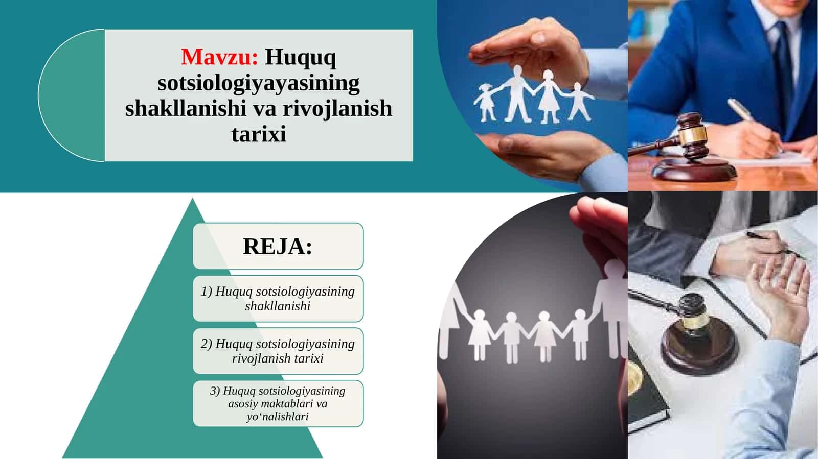 Huquq sotsiologiyayasining shakllanishi va rivojlanish tarixi