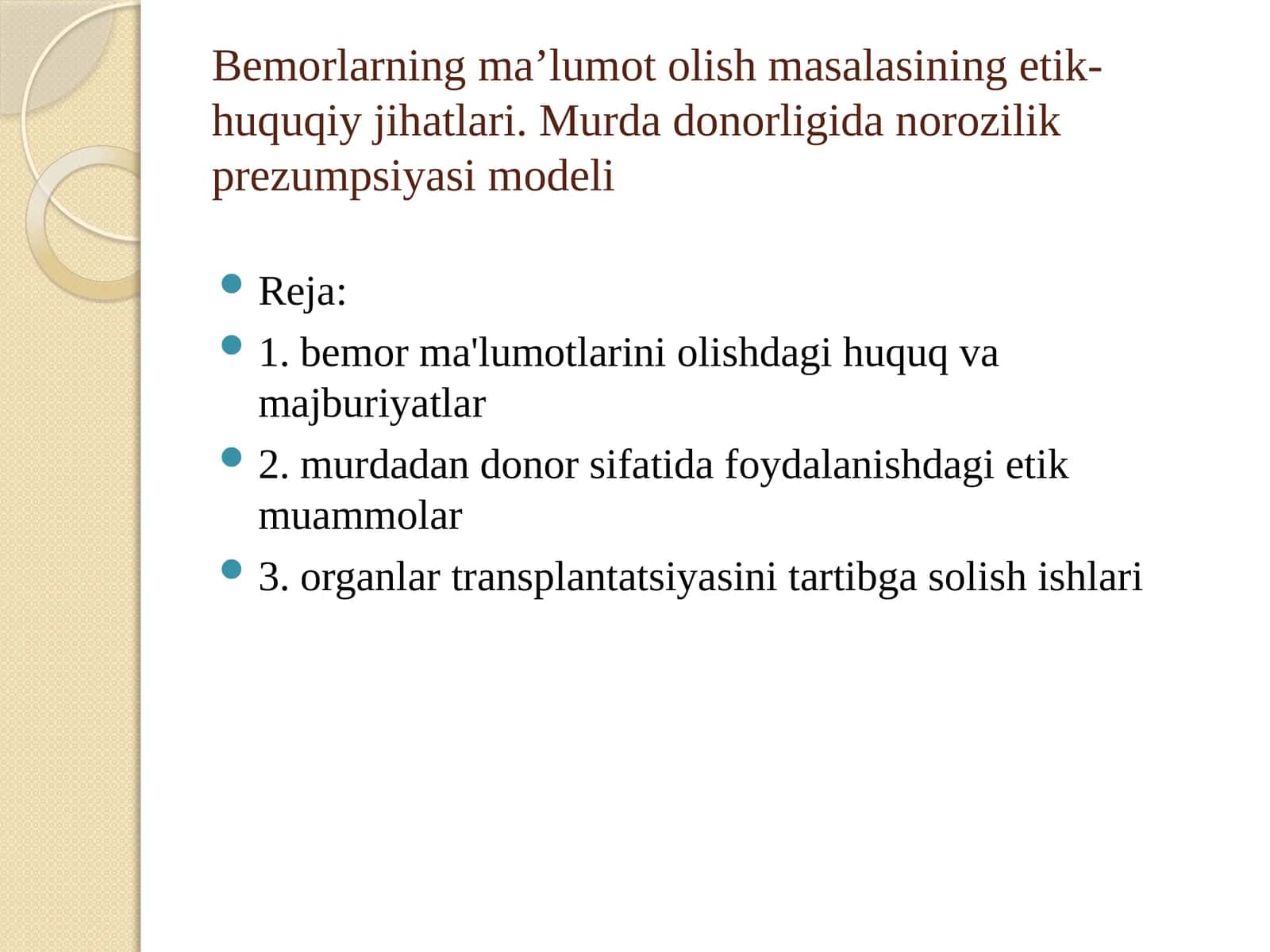 Bioetika tibbiyotida