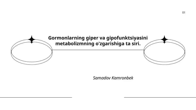 Gormonlarning giper va gipofunktsiyasini metabolizmning o'zgarishiga ta siri