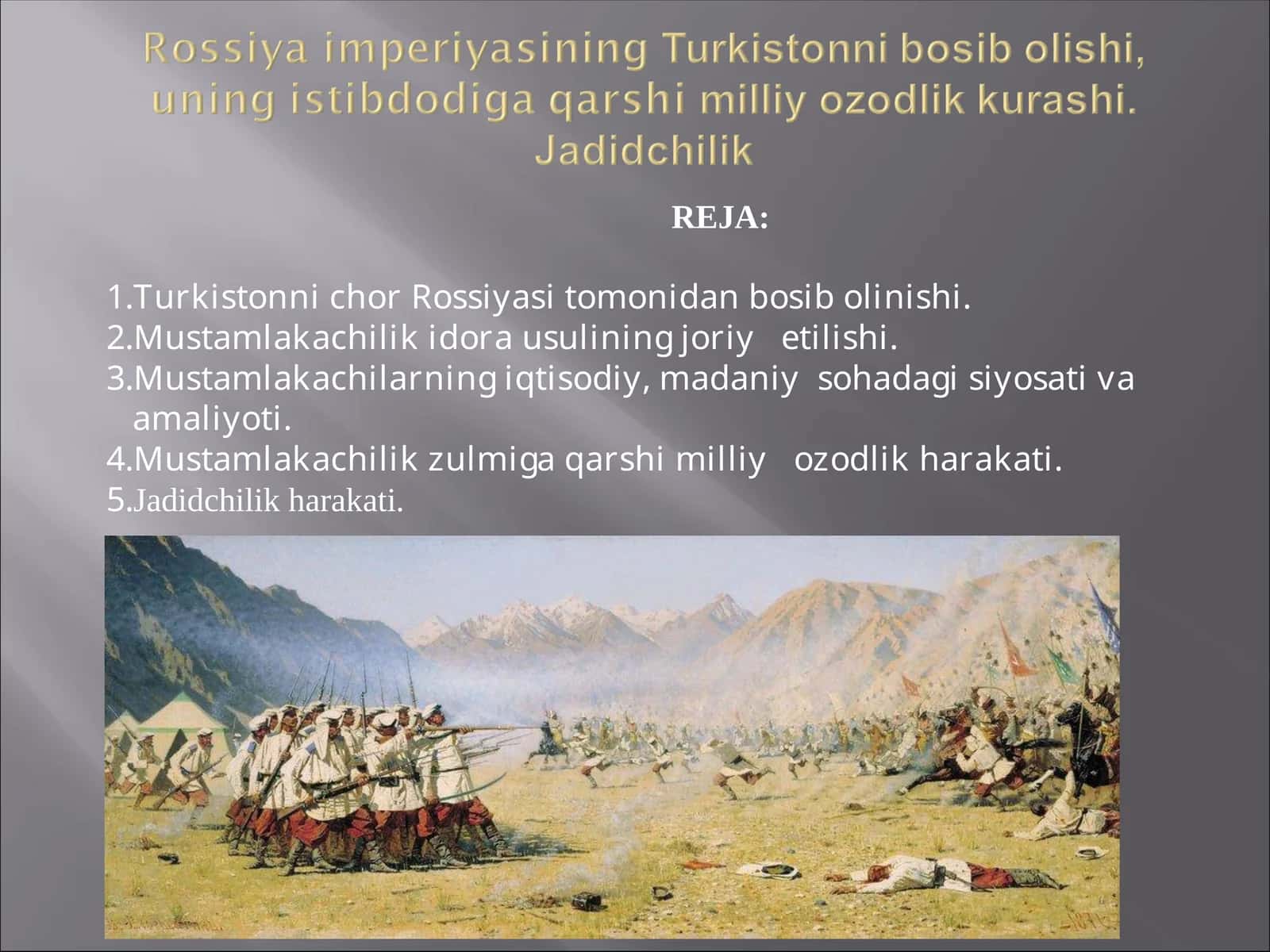 Mustamlakachilik zulmiga qarshi milliy ozodlik harakati