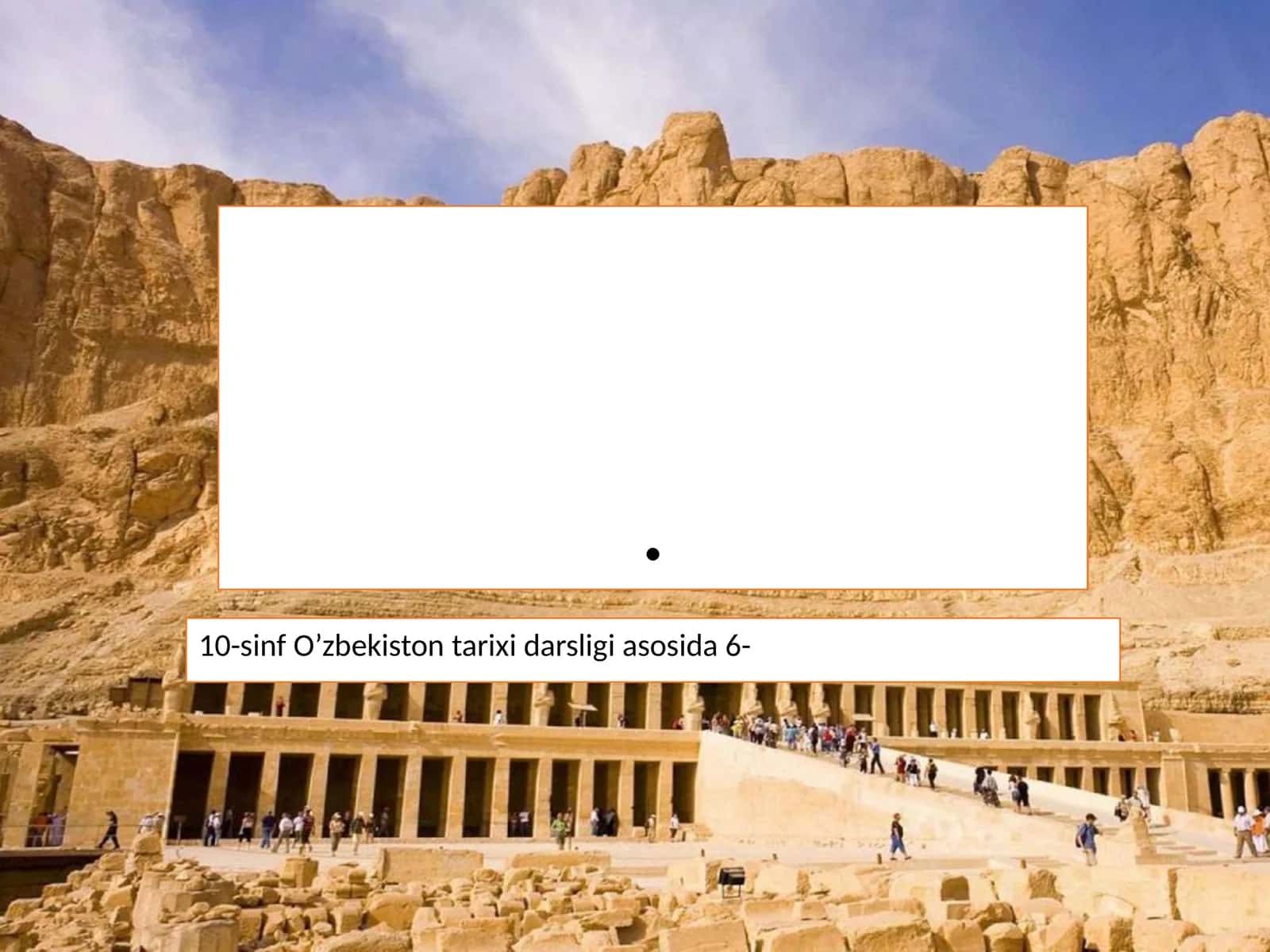 10-sinf O’zbekiston tarixi darsligi