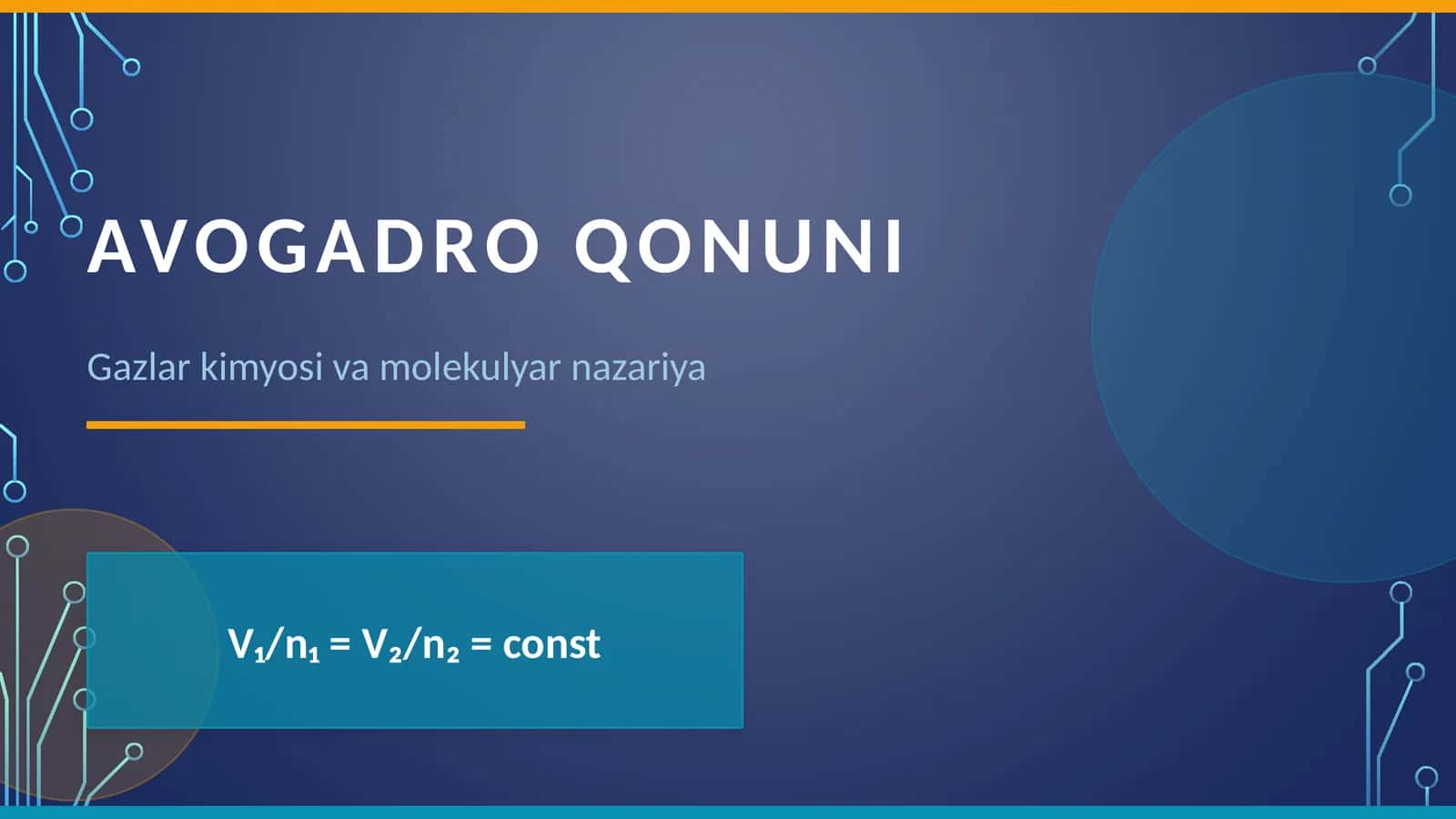 AVOGADRO QONUNI