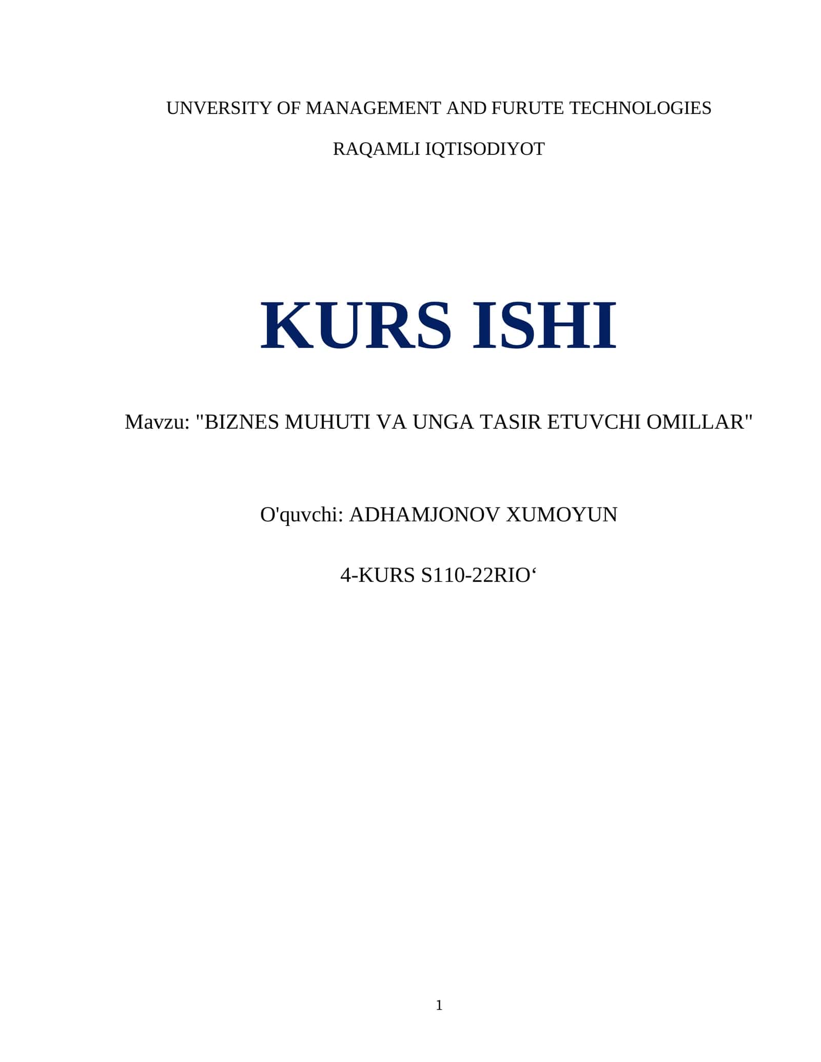 RAQAMLI IQTISODIYOT