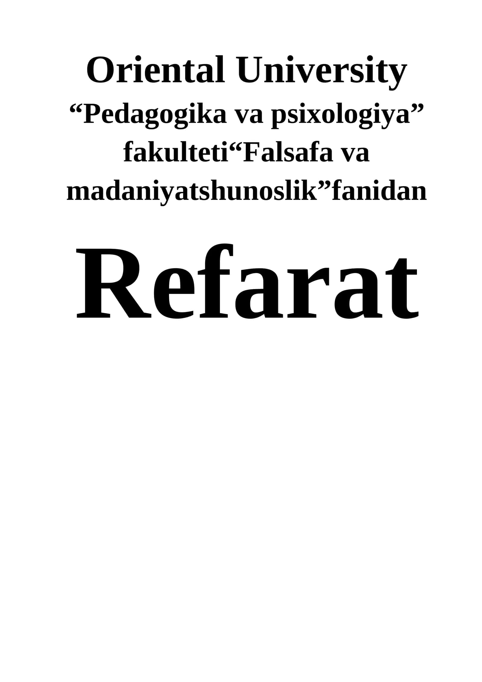 Forobiyning falsafiy qarashlari