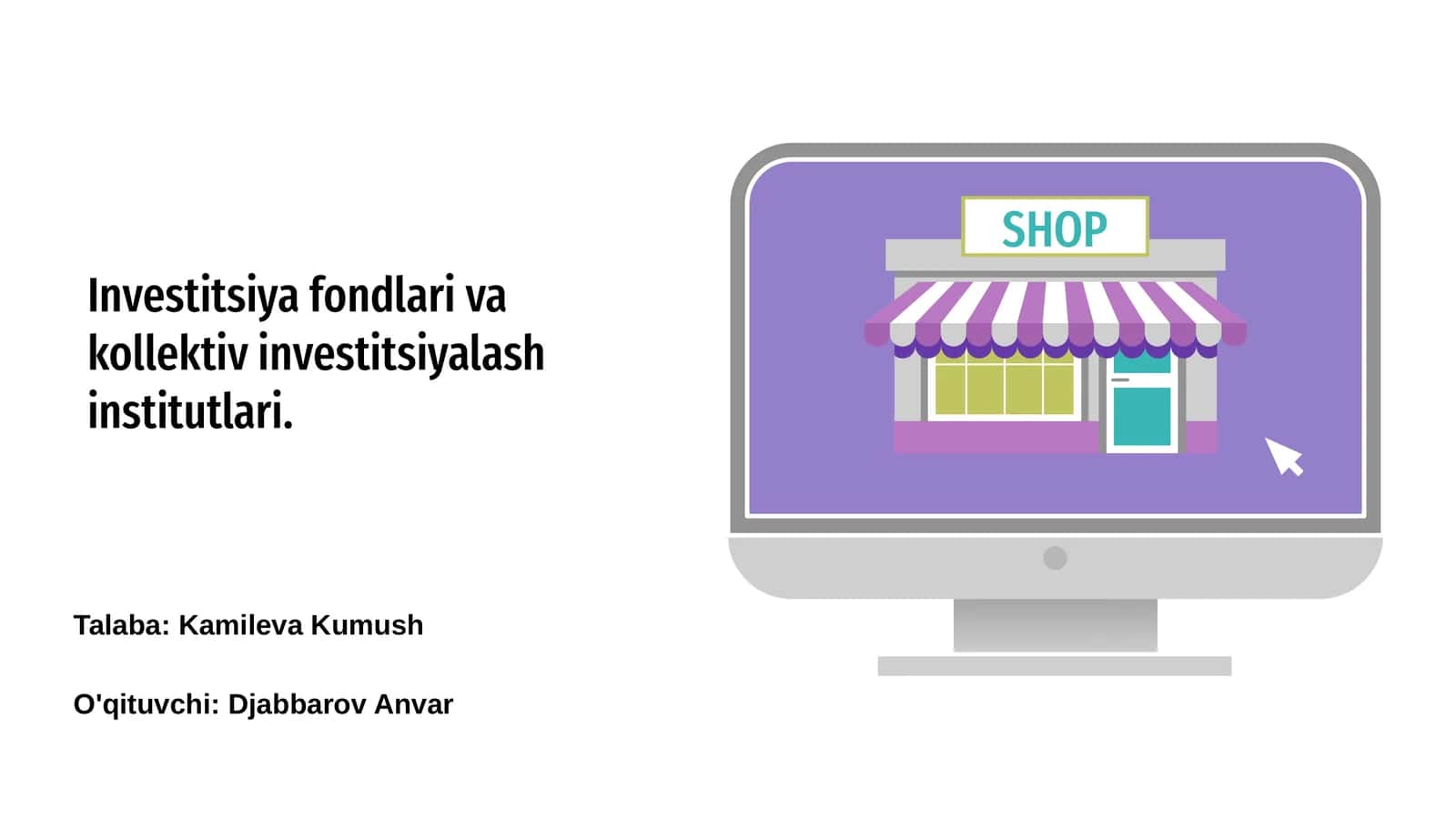 Investitsiya fondlari va kollektiv investitsiyalash institutlari