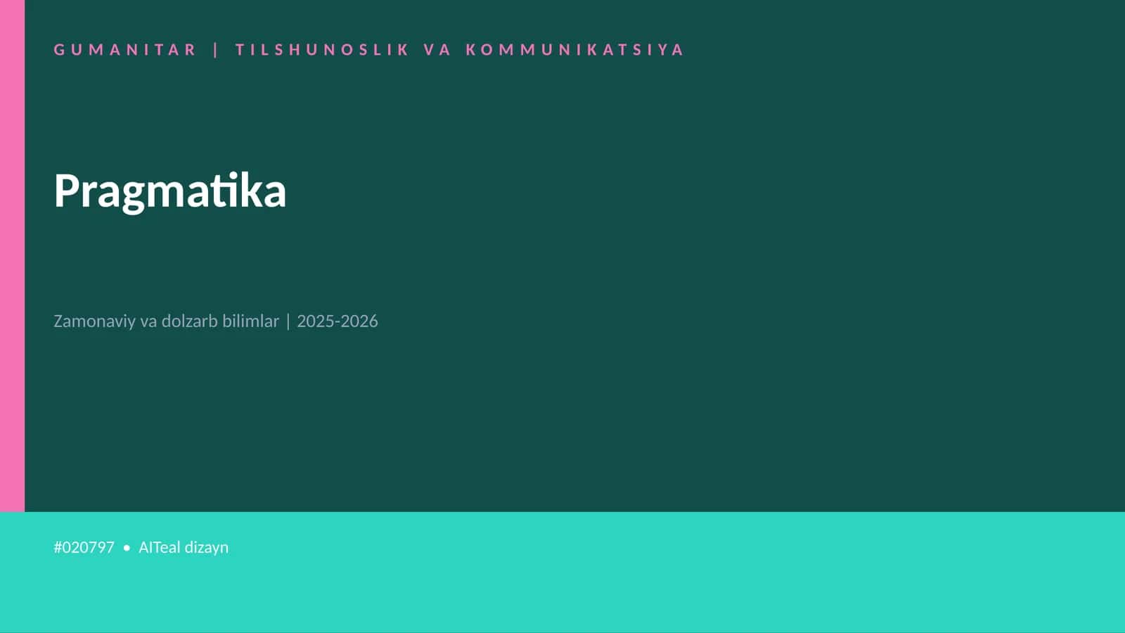 Pragmatika