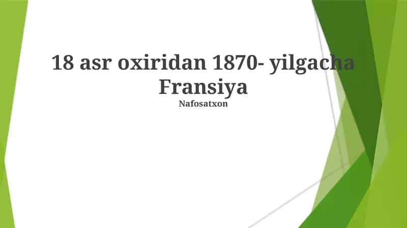 Napoleon davri va uning oqibatlari