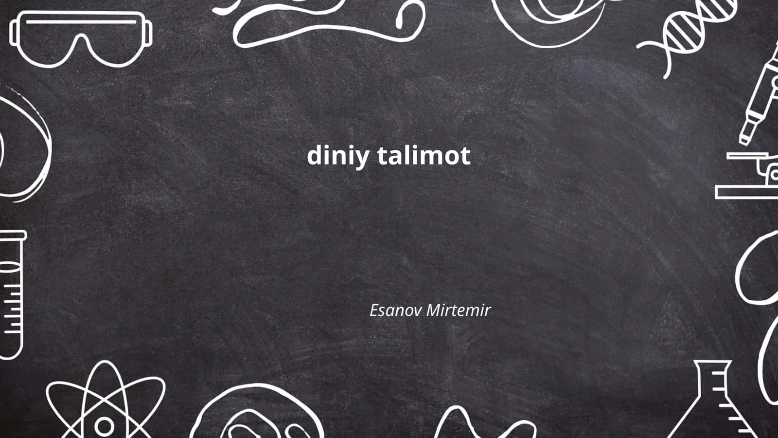 diniy talimot