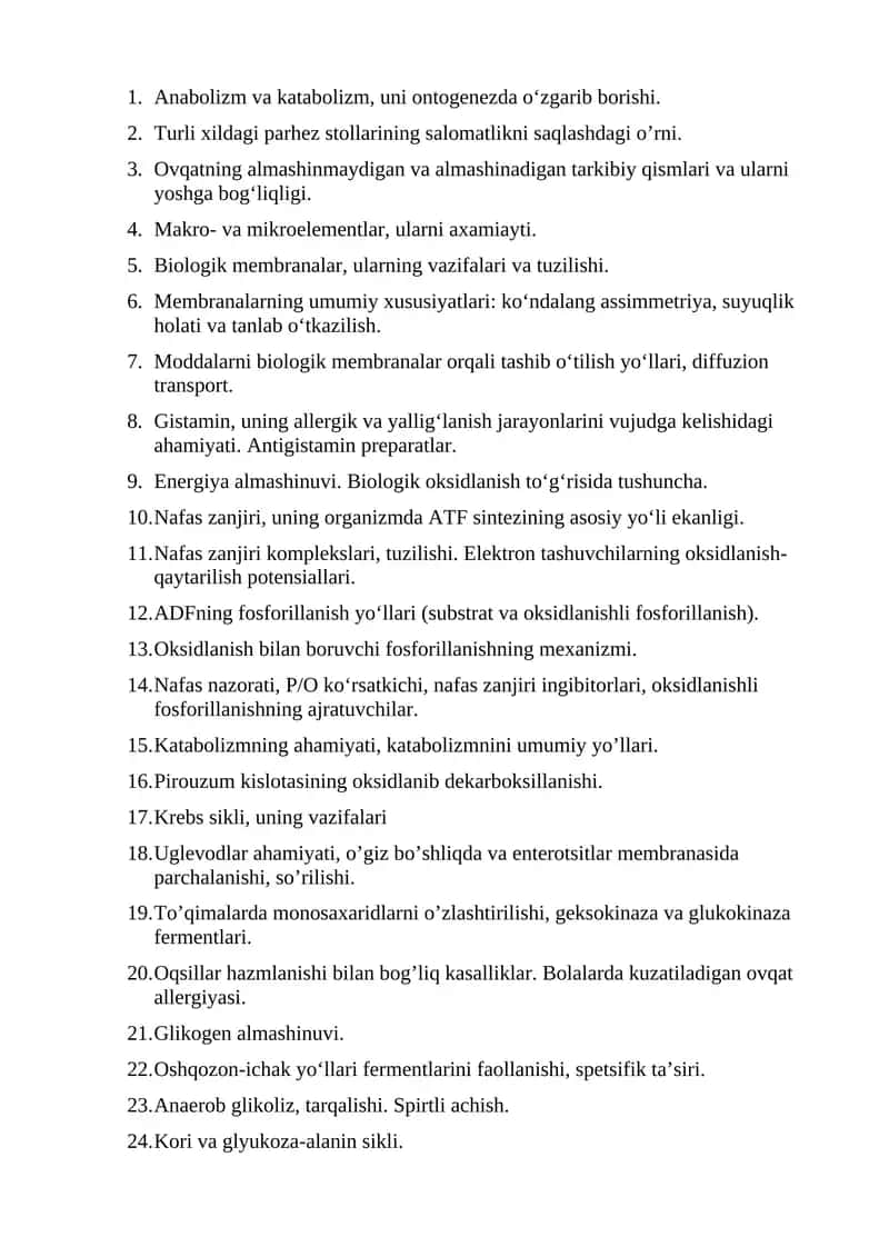 Biologik Membranalar