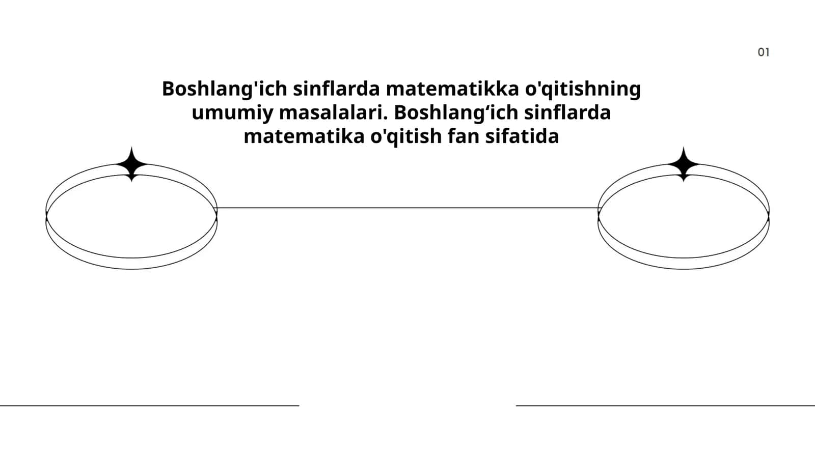 Boshlang'ich sinflarda matematikka o'qitishning umumiy masalalari