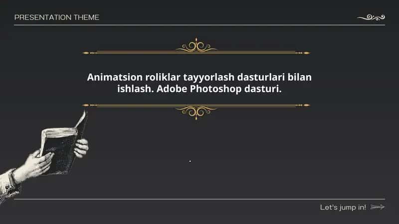Animatsion roliklar tayyorlash dasturlari bilan ishlash