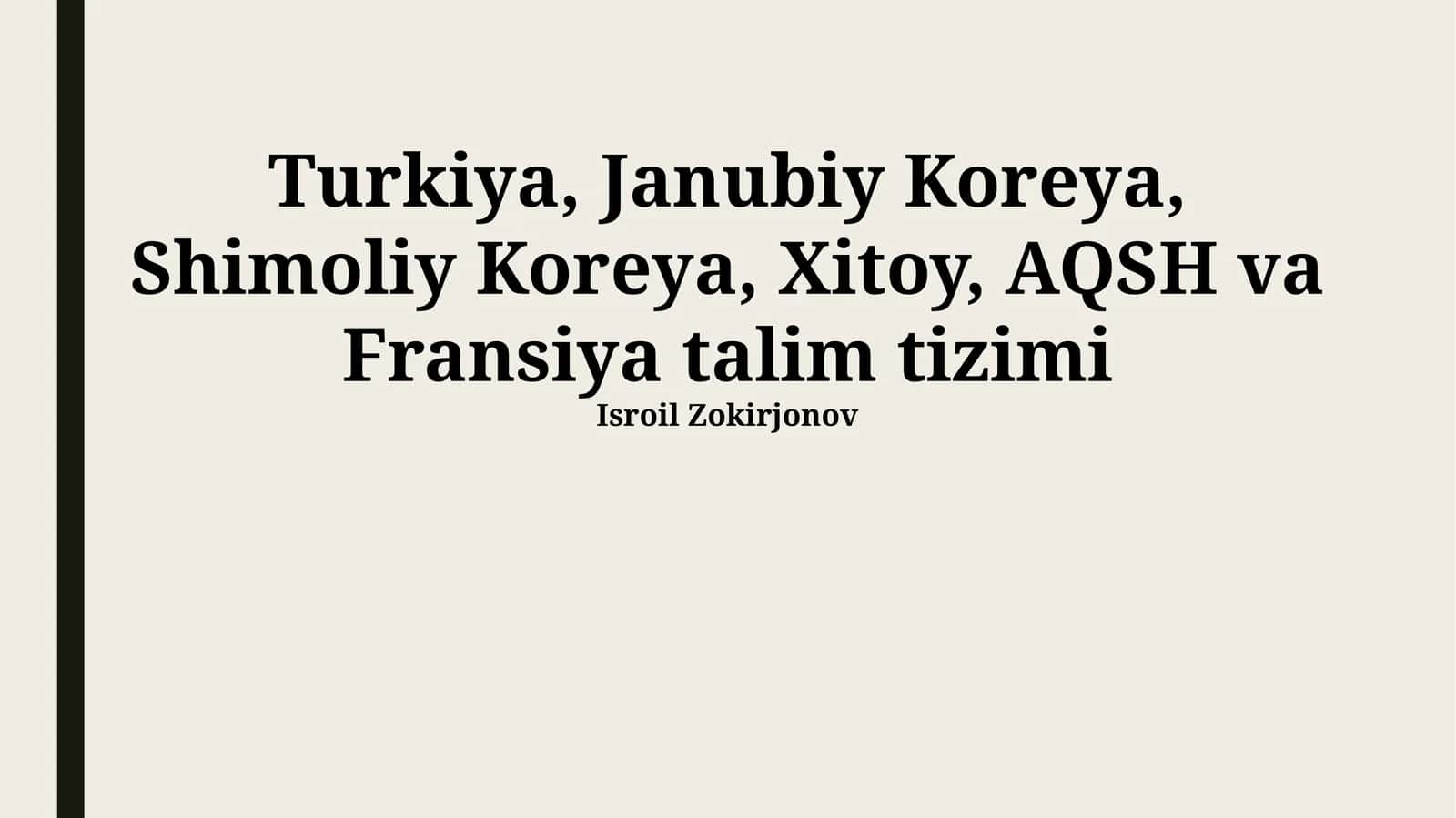 Fransiya ta'lim tizimi