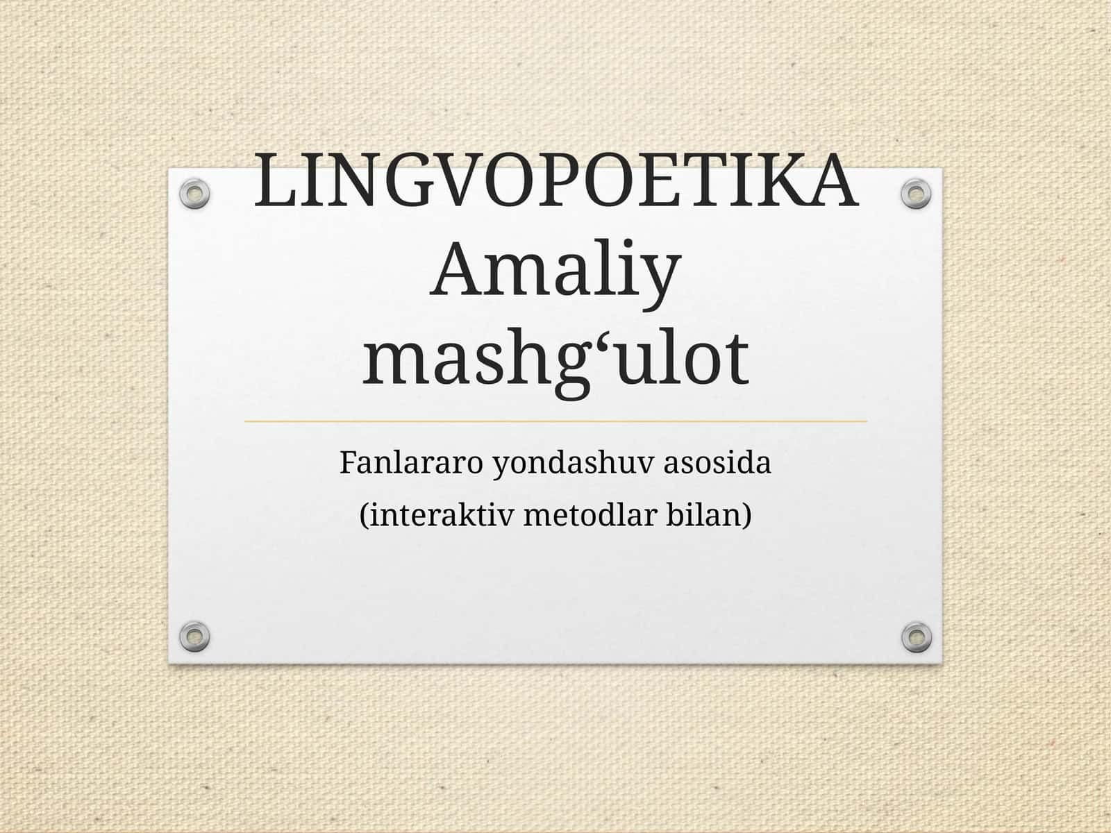 LINGVOPOETIKA