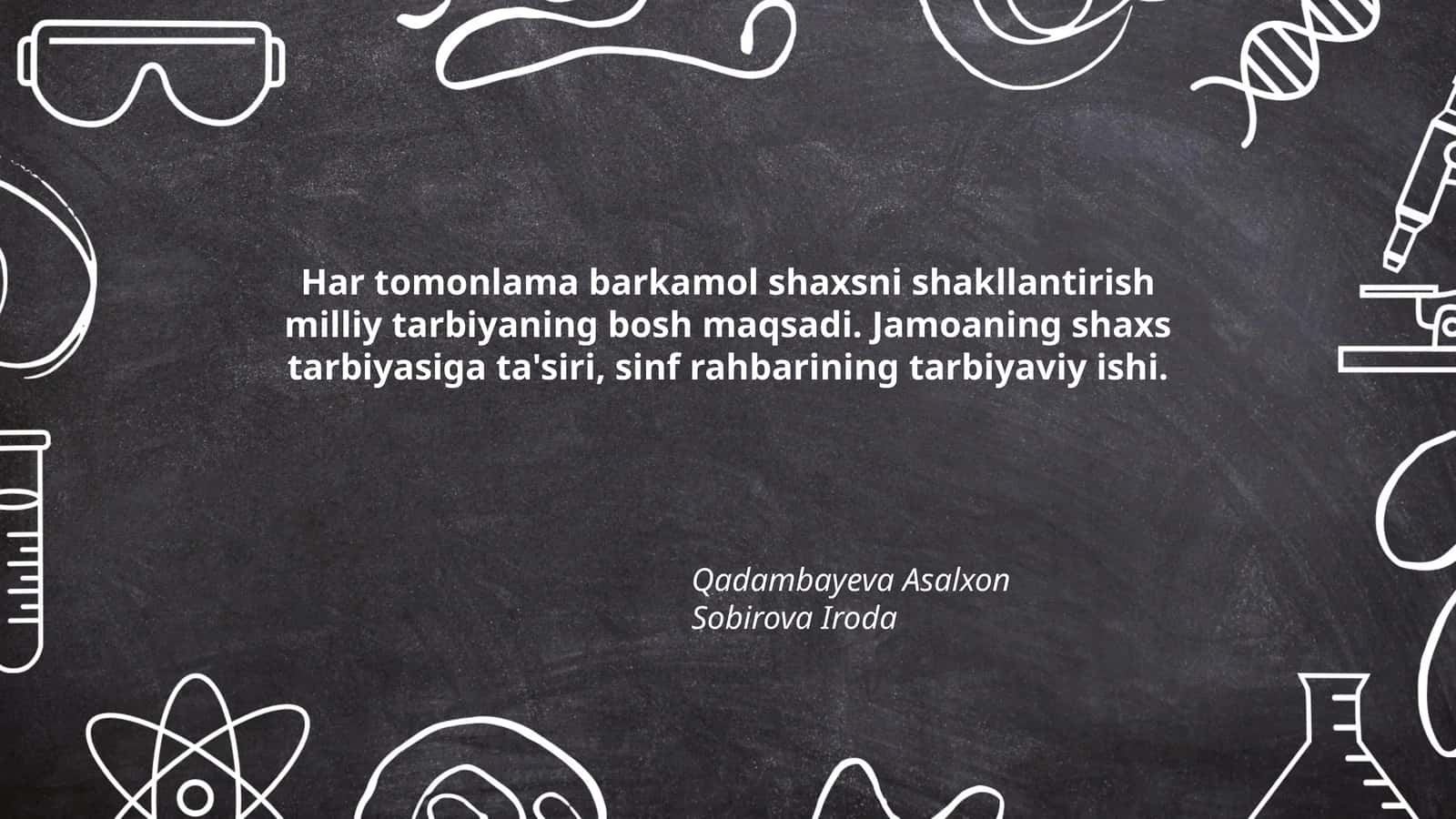 Har Tomonlama Barkamol Shaxsni Shakllantirish