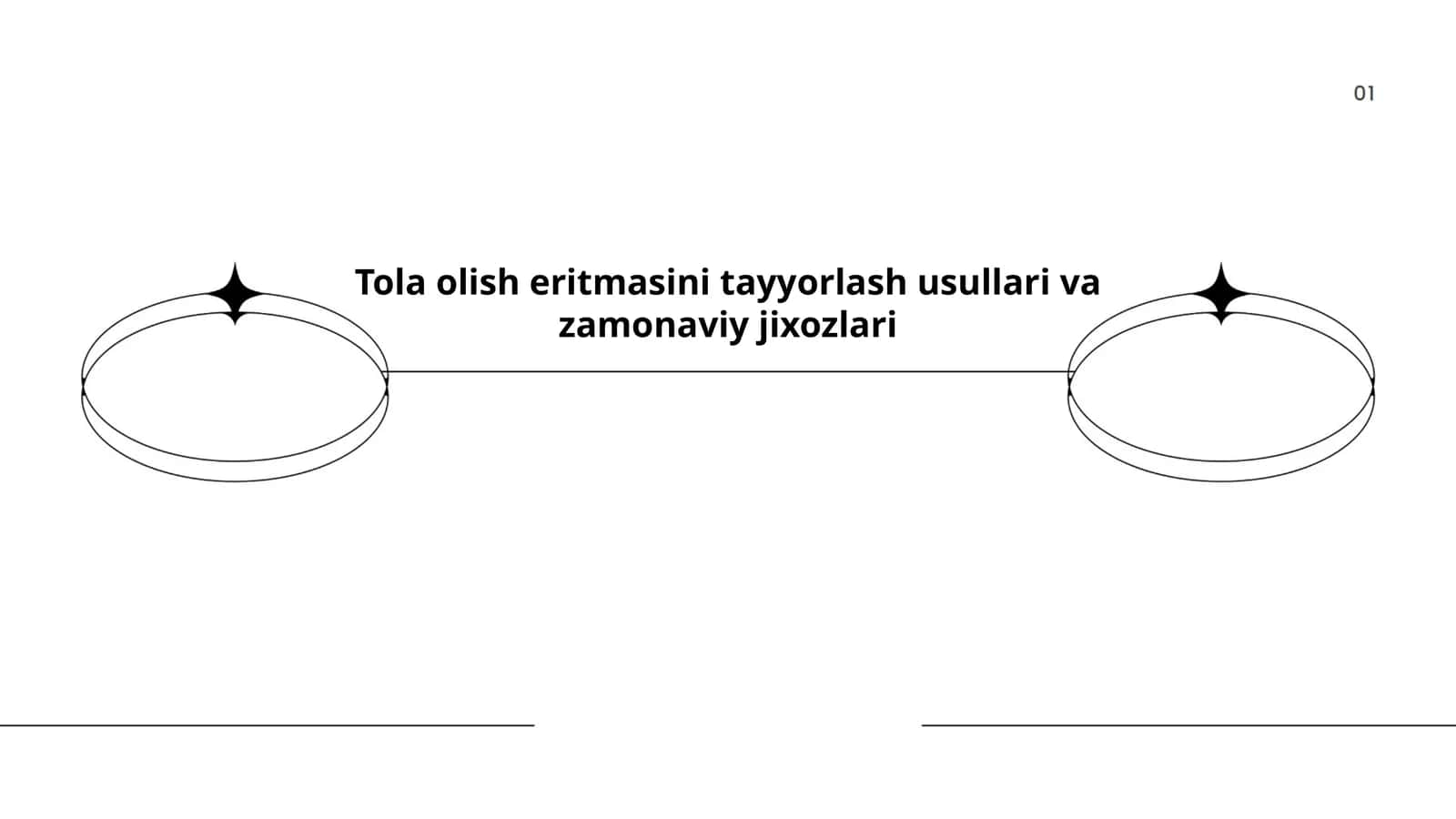 Tola olish eritmasini tayyorlash usullari va zamonaviy jixozlari