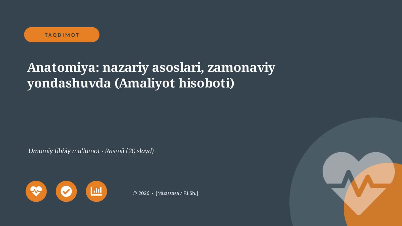 Anatomiya: nazariy asoslari, zamonaviy yondashuvda