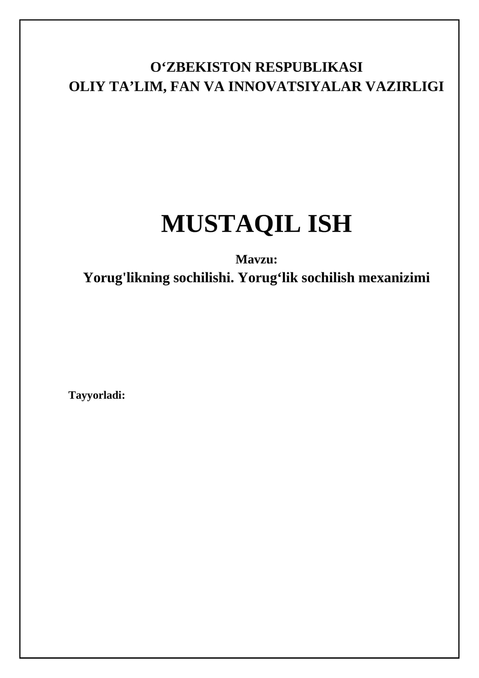 Yorug'likning sochilishi: Asosiy tushunchalar va mexanizmlar