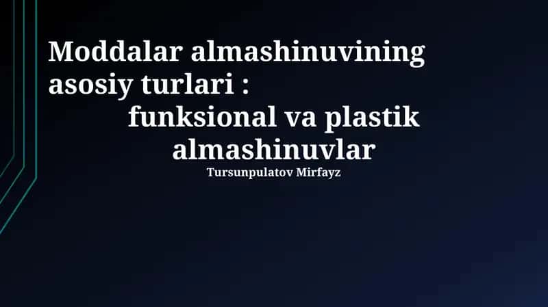 Moddalar almashinuvi